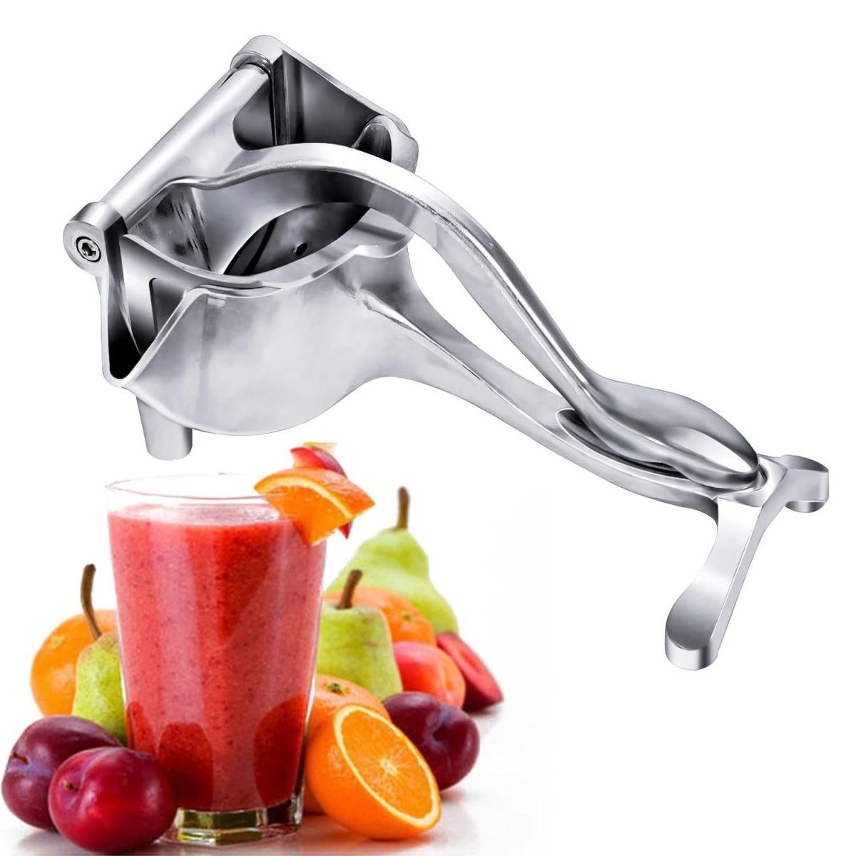 Stainless Steel Lemon Orange Clip Handheld Fruit Juicer | Durable Manual Portable Juicer | Kitchen & Baby Fruit Squeezer View Gallery - Pakistan