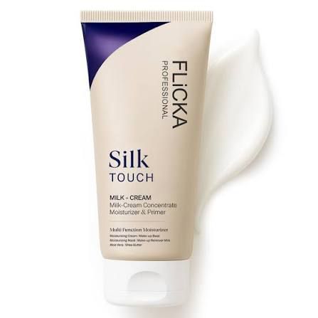 Flicka Silk Touch 3 In 1 Moisturizer And Primer For Face Providing Hydrating Care Smooth Texture Comfortable Use