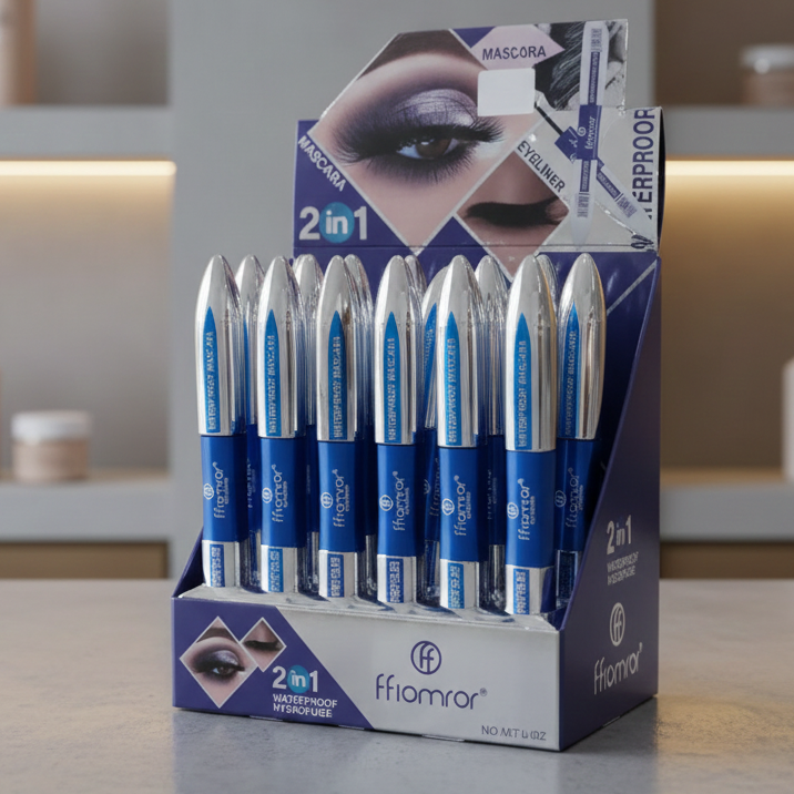 Flormar 2-In-1 Mascara & Eyeliner | Volumizing Lashes & Precise Eye Definition View Gallery - Pakistan