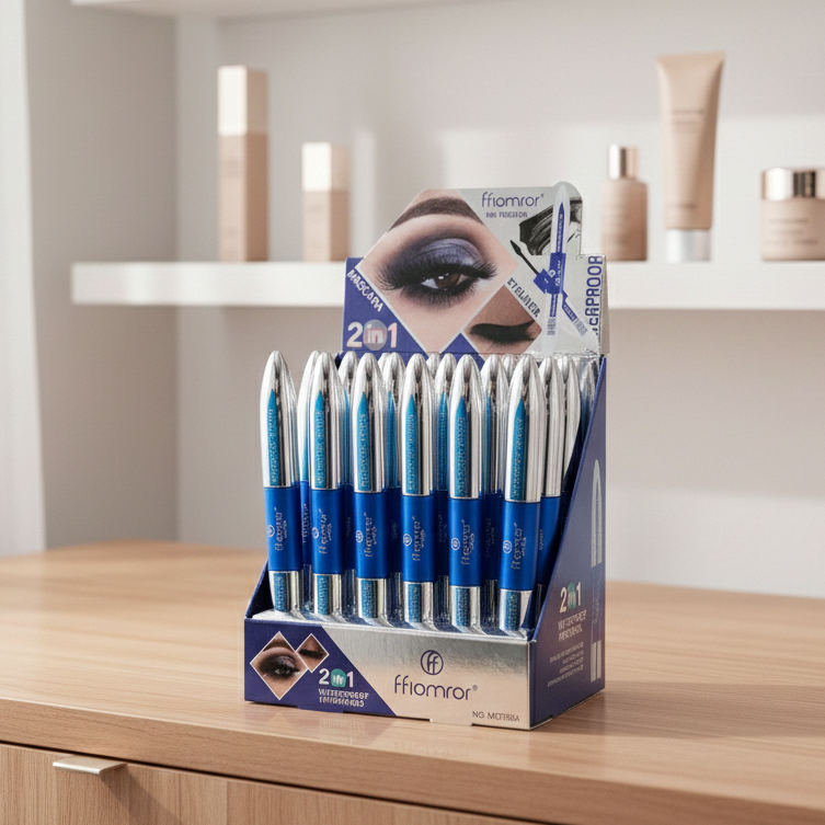 Flormar 2-In-1 Mascara & Eyeliner | Volumizing Lashes & Precise Eye Definition View Gallery - Pakistan