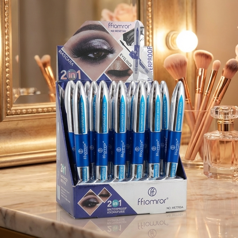 Flormar 2-In-1 Mascara & Eyeliner | Volumizing Lashes & Precise Eye Definition View Gallery - Pakistan