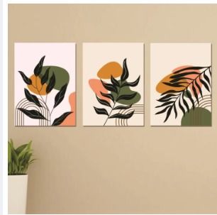 Set of 3 Wooden Photo Tile Frames – Spiritual Wall Art Decor, 8×11 inches View Gallery - Pakistan