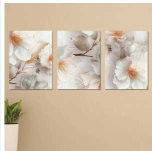 Set of 3 Wooden Wall Art Photo Tile Frames (8×11 Inches) – Spiritual Wall Décor