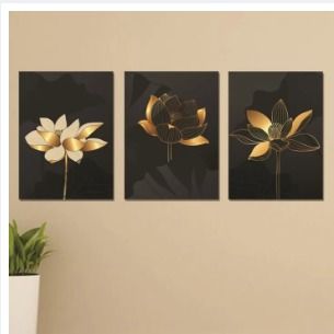 Set of 3 Wall Art Wooden Phototile Frames for Wall Decor View Gallery - Pakistan