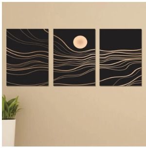 Set of 3 Wall Art Wooden Phototile Frames for Wall Decor View Gallery - Pakistan