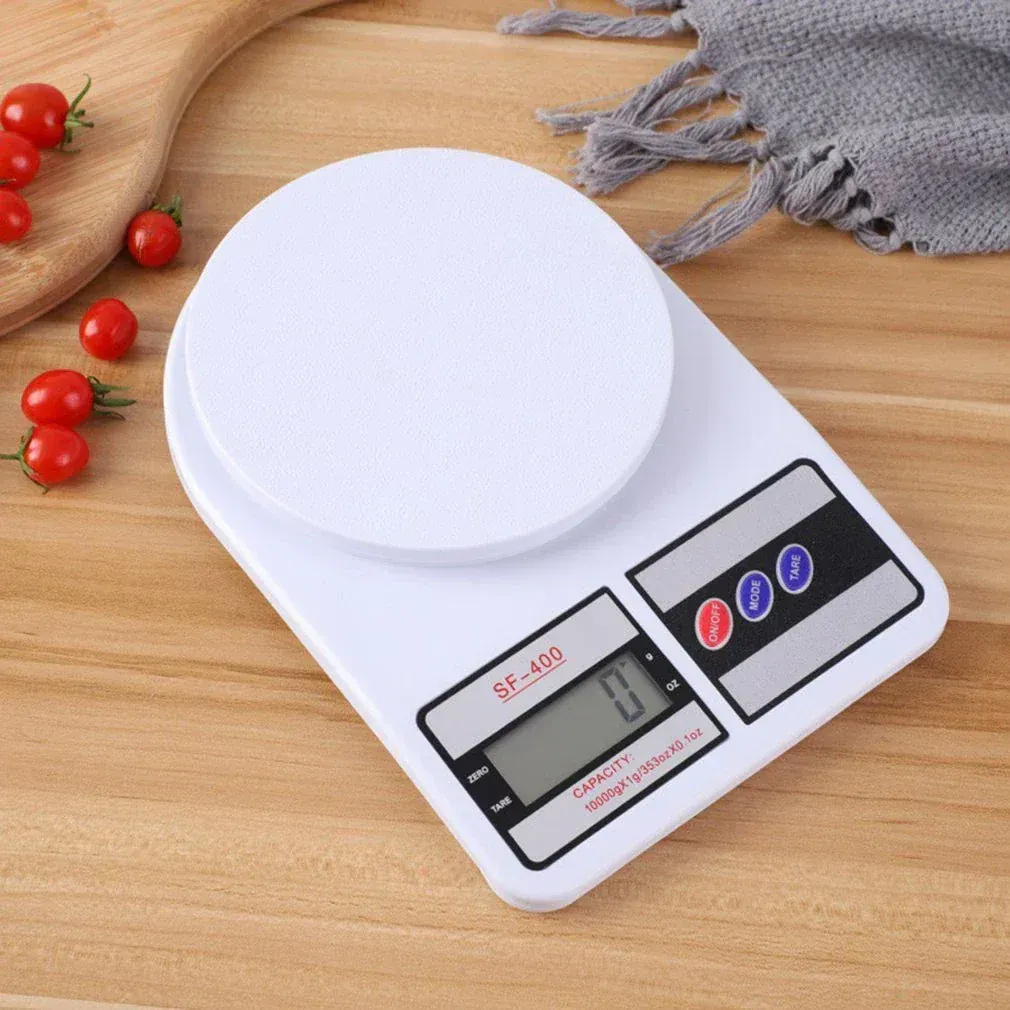 Digital Kitchen Weight Scale | 10 kg Capacity | Measures in g & oz | Without LED View Gallery - Pakistan