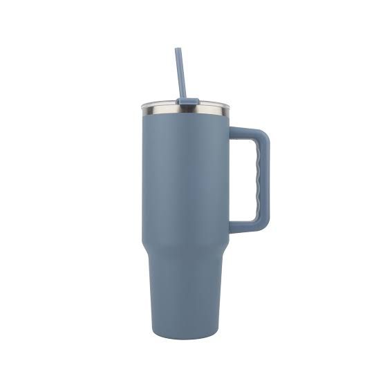 Insulated Stainless Steel Tumbler with Handle and Straw (40oz) View Gallery - Pakistan