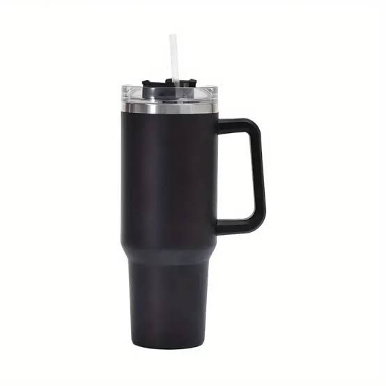 Insulated Stainless Steel Tumbler with Handle and Straw (40oz) View Gallery - Pakistan