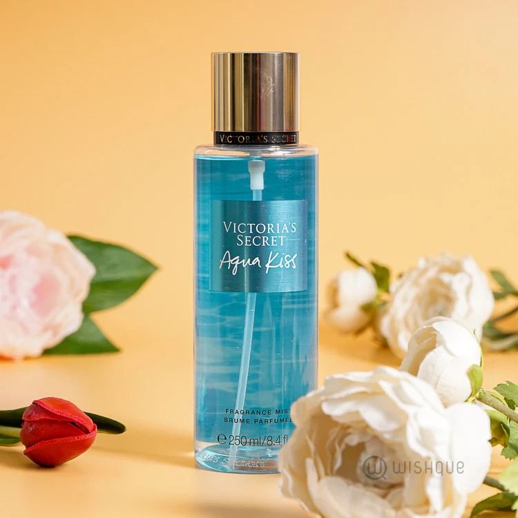 Victoria's Secret Aqua Kiss Fragrance Mist Providing Refreshing Scent Everyday Fragrance Support - 250ML