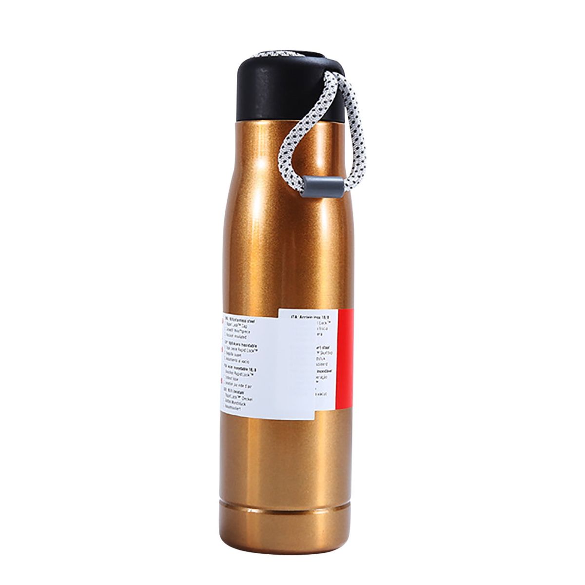 Premium Vacuum Insulated Stainless Steel Sport Bottle 500ml ( RANDOM COLOUR ) View Gallery - Pakistan