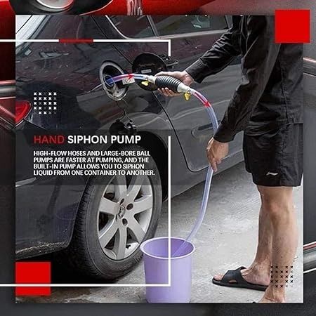 Universal Manual Siphon Hand Pump – High-Flow Liquid Transfer Kit with Reinforced PVC Hose View Gallery - Pakistan