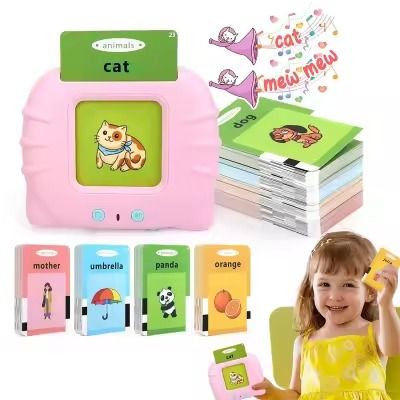 Talking Flash Cards For Kids Providing Durable Quality Comfortable Use Reliable Performance Educational Support (Random Color) View Gallery - Pakistan
