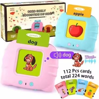 Talking Flash Cards For Kids Providing Durable Quality Comfortable Use Reliable Performance Educational Support (Random Color) View Gallery - Pakistan