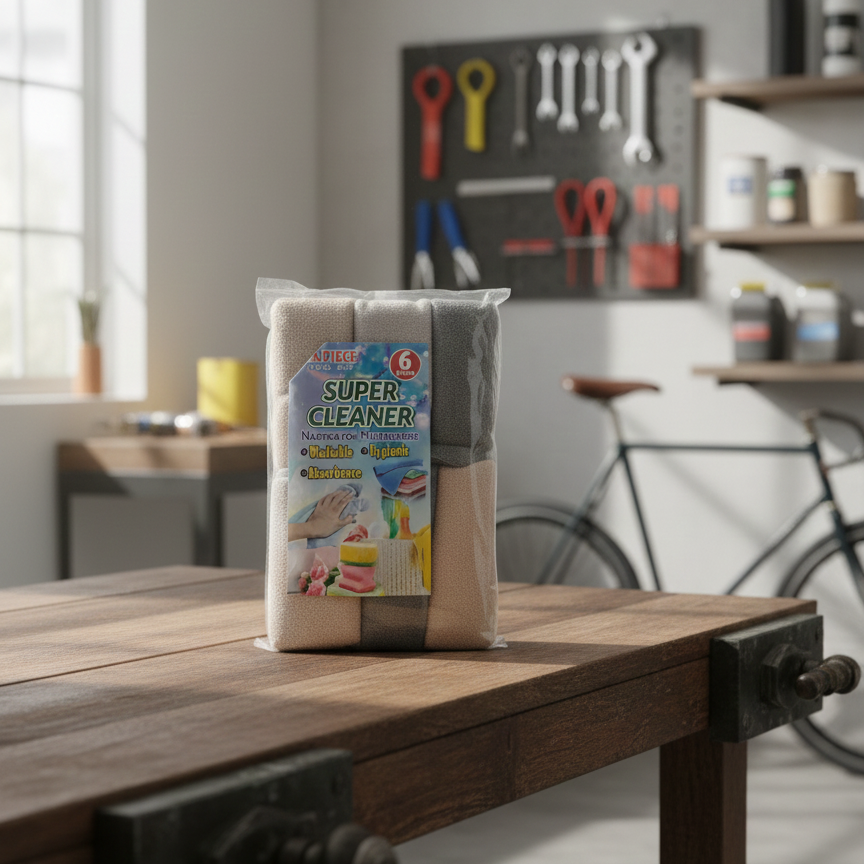 Super Cleaner 6-Piece Multipurpose Microfiber Towel Set – Washable & Ultra-Absorbent View Gallery - Pakistan