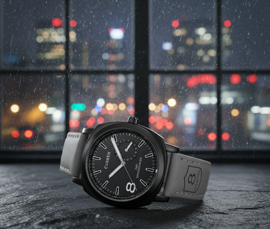 Men's Aviator-Inspired Textured Dial Watch View Gallery - Pakistan