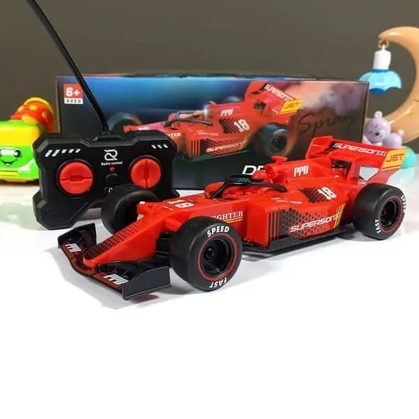 F1 Equation High-Speed RC Racing Car with Mist Spray Exhaust and LED Lights View Gallery - Pakistan