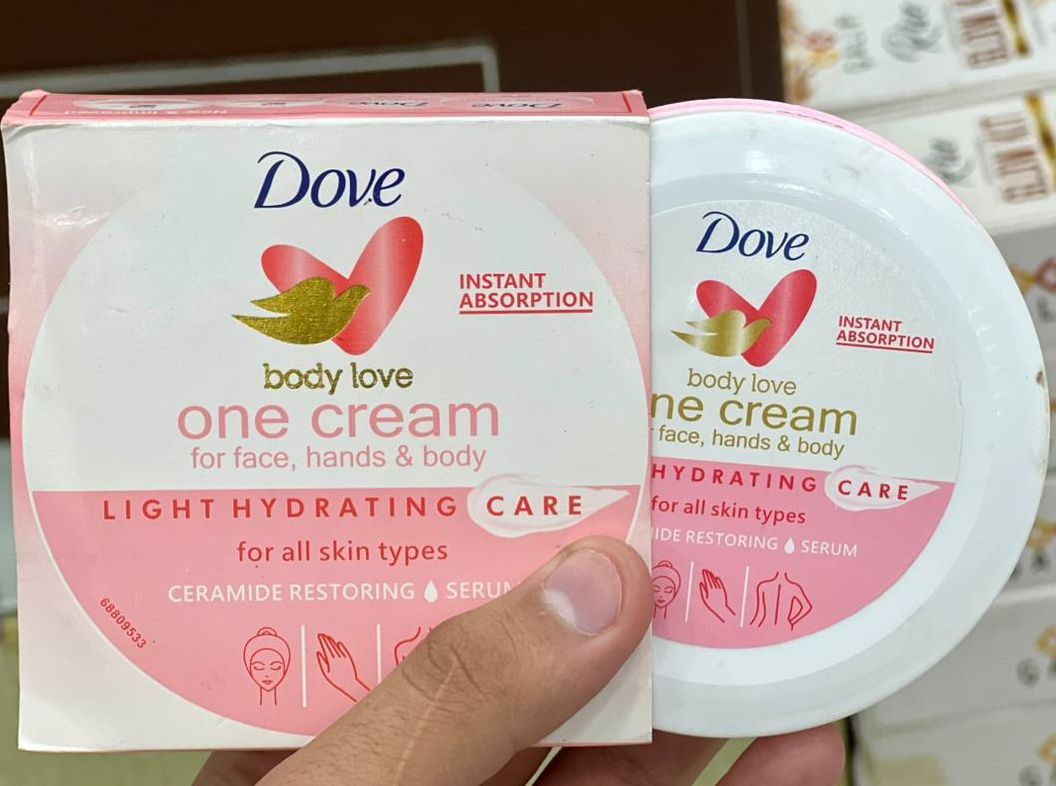 Dove Face Body Cream Providing Gentle Care Durable Quality Comfortable Use Everyday Skin Nourishment Support - 150g