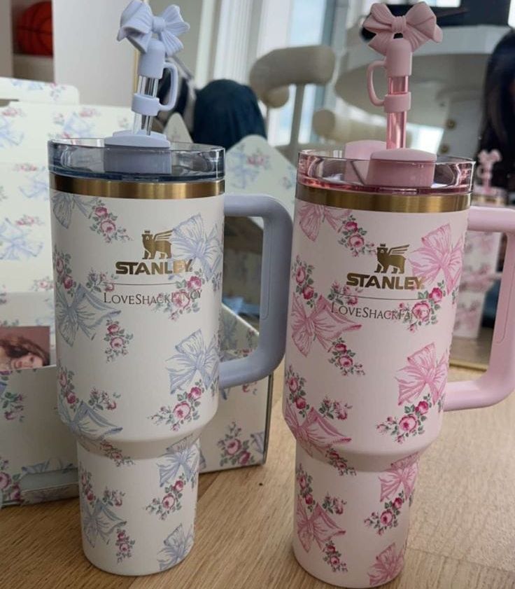 Stanley Pastel Edition Tumbler | Elegant Floral Design | Large Capacity (Random Color) View Gallery - Pakistan