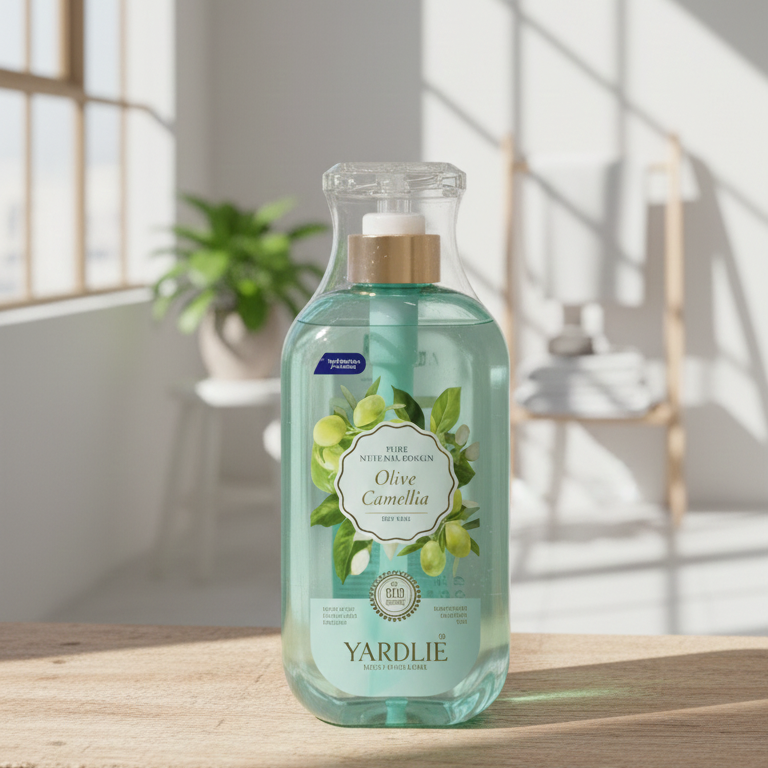 Yardlie Body Wash | Olive &amp; Camellia | Bio‑Organic | 500 ml | Gentle Cleansing &amp; Nourishing Care