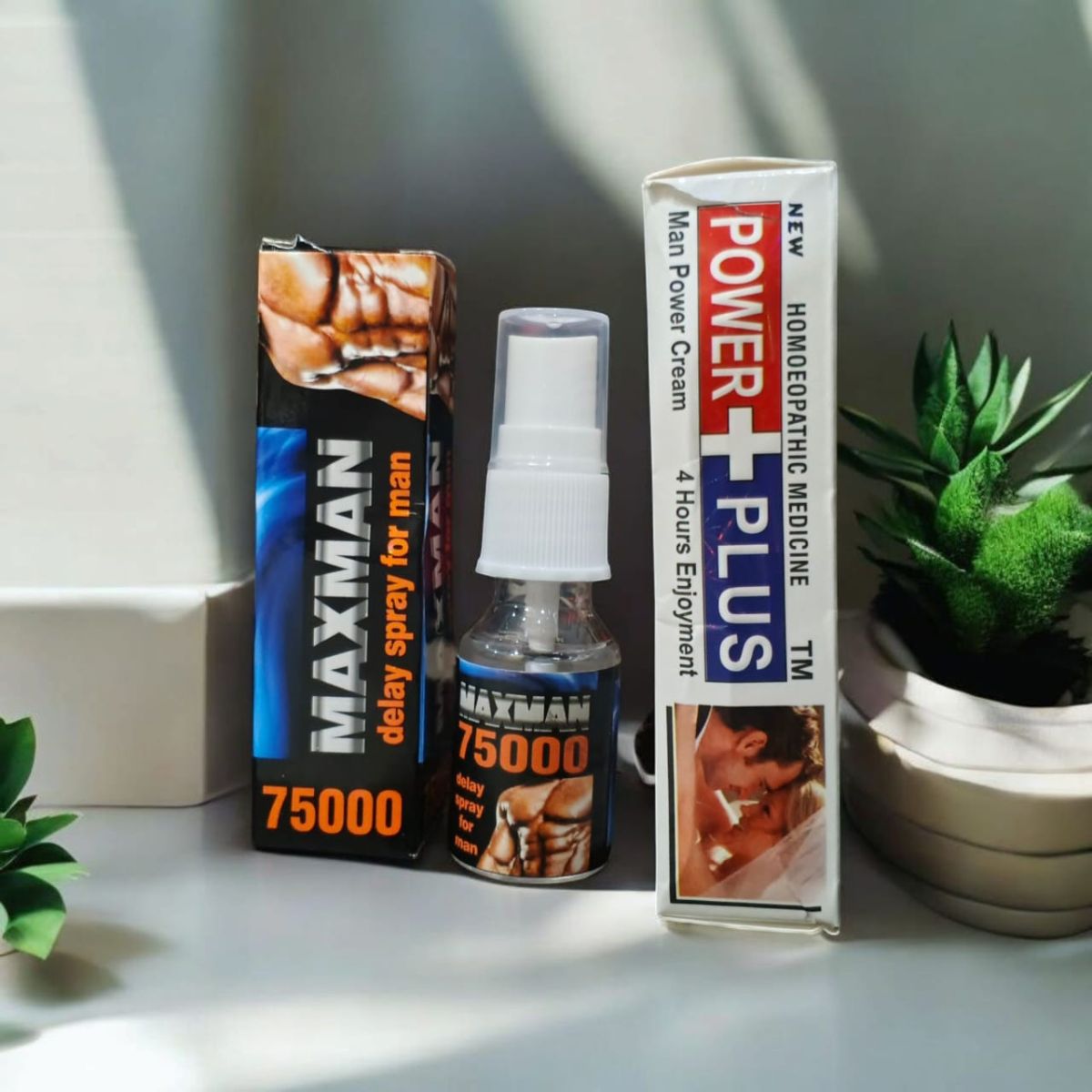 Maxman Timing Spray with Free Power Plus Timing Cream – Long-Lasting Odor Protection 45ml ( pack of 2) View Gallery - Pakistan