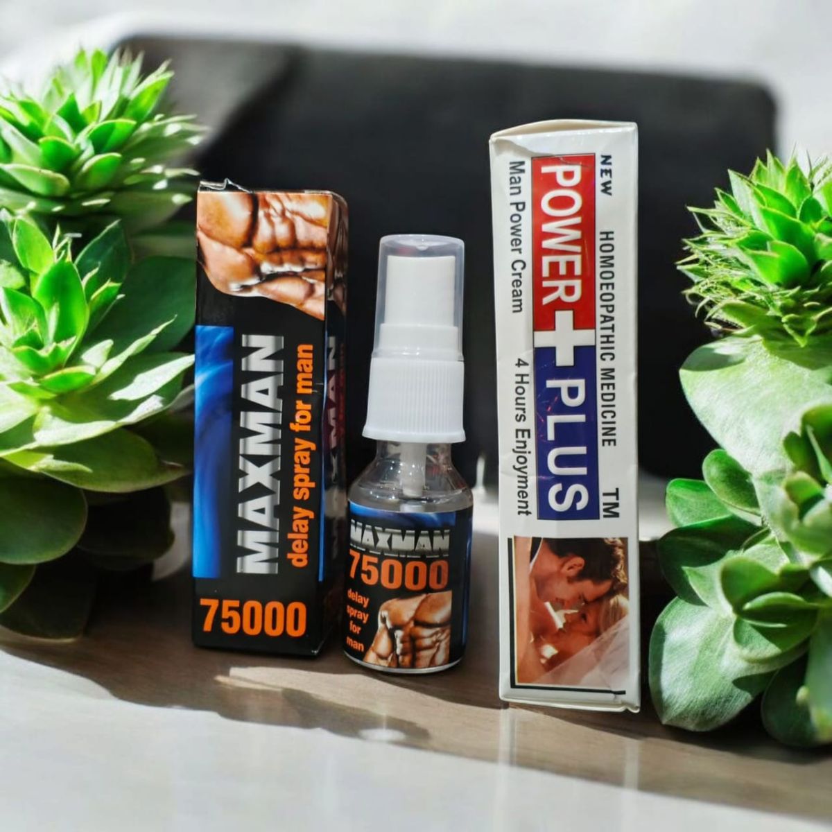 Maxman Timing Spray with Free Power Plus Timing Cream – Long-Lasting Odor Protection 45ml ( pack of 2) View Gallery - Pakistan