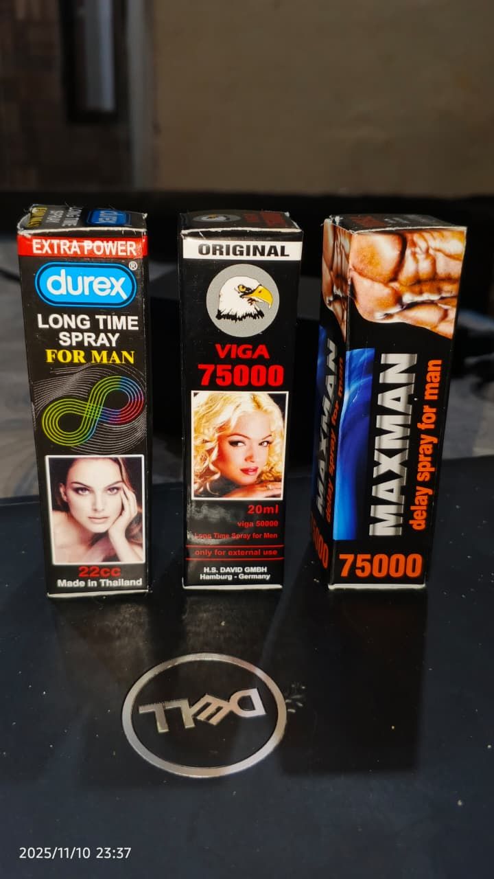 3 Top Long-Lasting Delay Timing Spray for Men – Waterproof Odor Protection (pack of 3) View Gallery - Pakistan