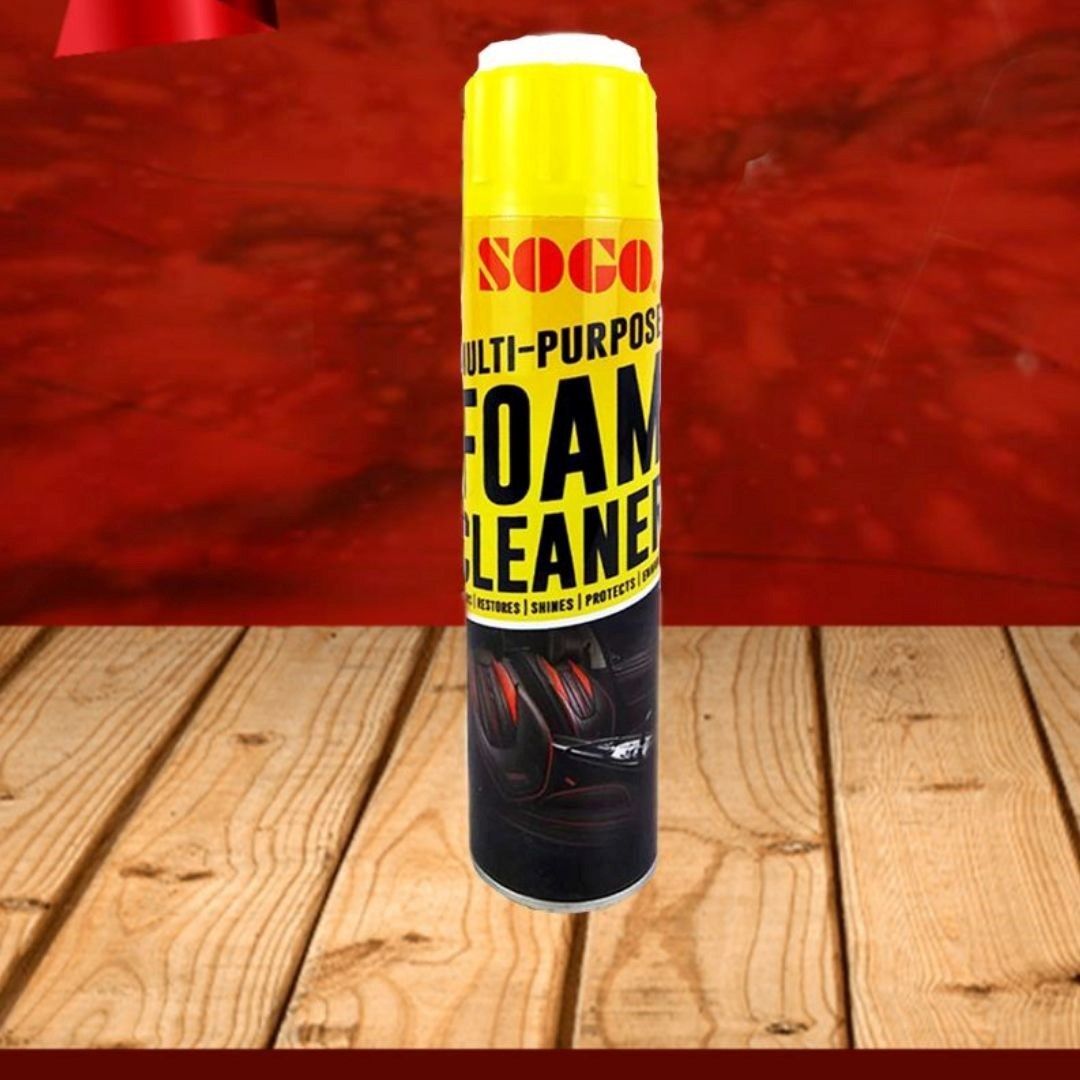 Sogo Multi-Purpose Foam Cleaner (650ml) – High-Performance Deep Cleaning Agent for Automotive Interiors, Home Upholstery, and Multi-Surface Care View Gallery - Pakistan