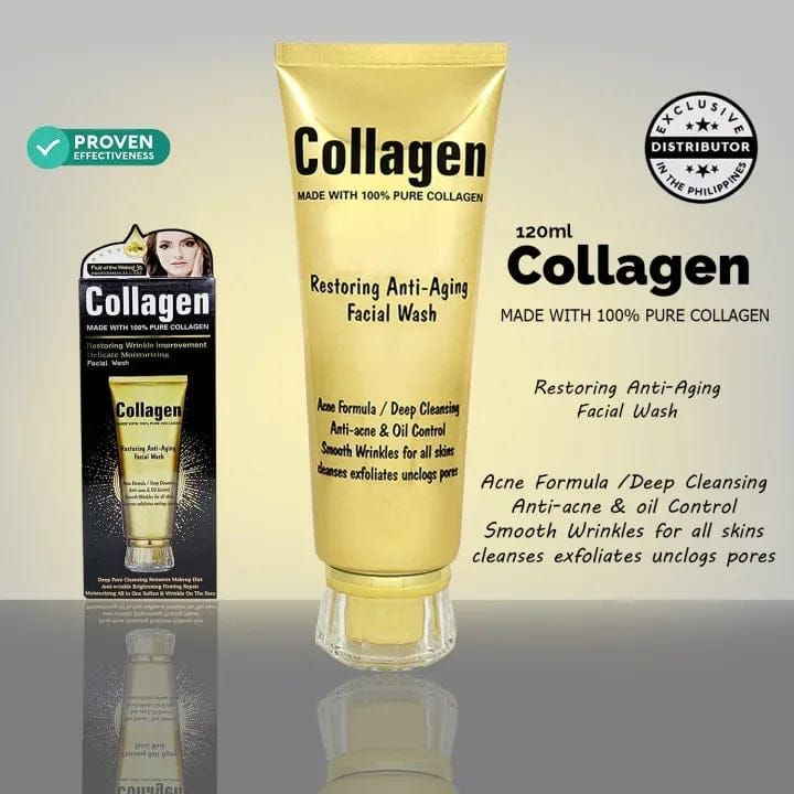 Wokali Collagen Anti Aging And Anti Acne Facial Wash Providing Gentle Care Smooth Application - 120ML View Gallery - Pakistan