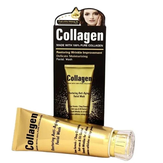 Wokali Collagen Anti Aging And Anti Acne Facial Wash Providing Gentle Care Smooth Application - 120ML View Gallery - Pakistan