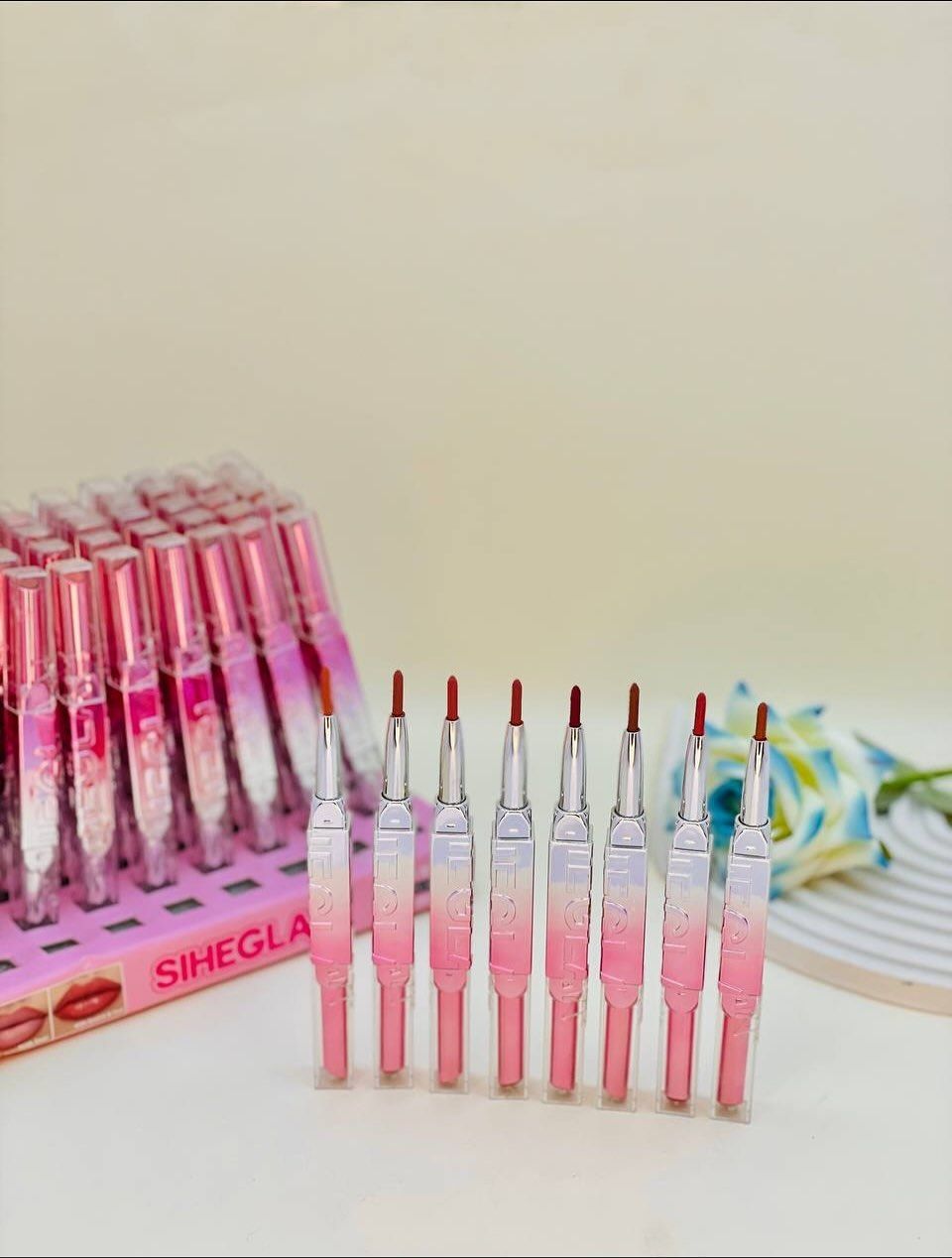 Sighelan 2 In 1 Lipstick And Lip Liner Providing Smooth Application Rich Color Comfortable Use View Gallery - Pakistan