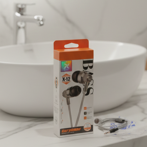 X‑Star Earphones | Random Colour & Design | Clear Sound | Comfortable Fit View Gallery - Pakistan