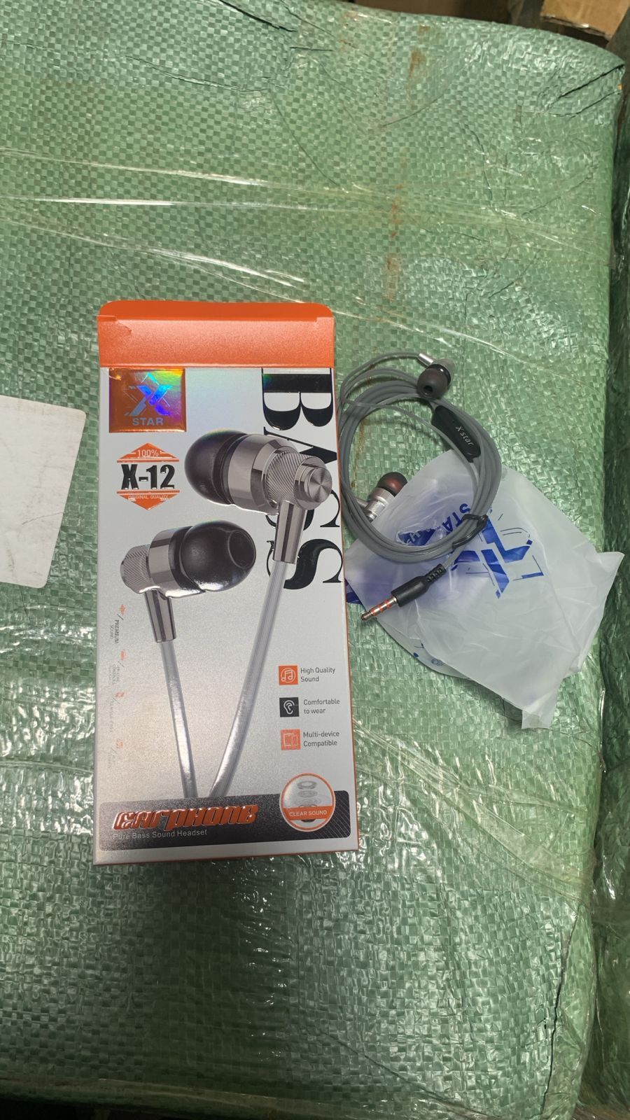 X‑Star Earphones | Random Colour & Design | Clear Sound | Comfortable Fit View Gallery - Pakistan