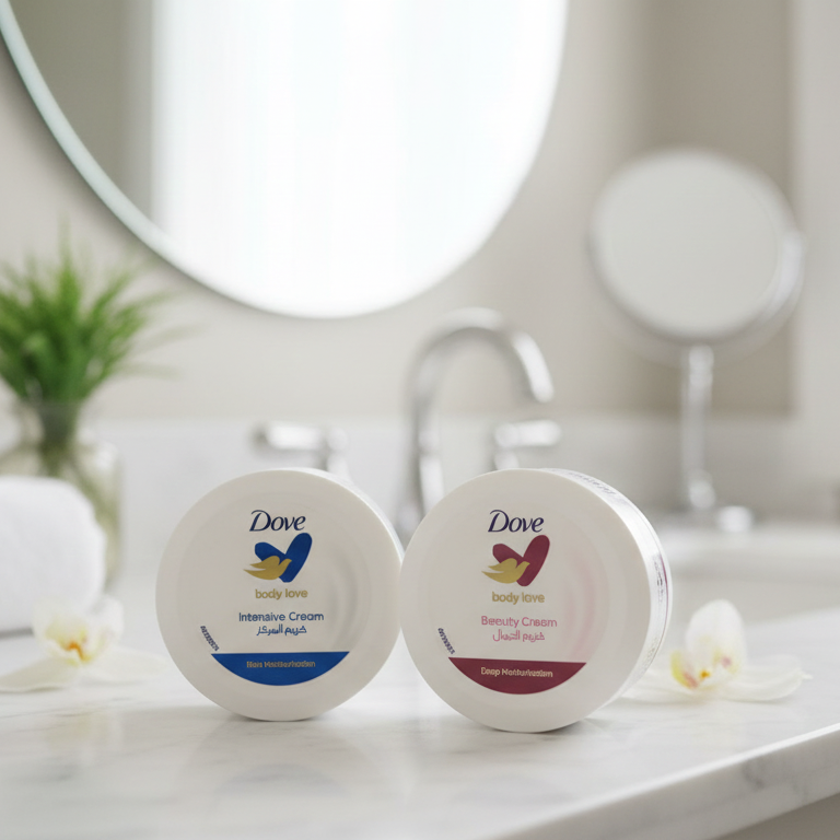 Dove Nourishing Body Care Beauty Cream Providing Soft Skin Hydration Gentle Touch - 150ML