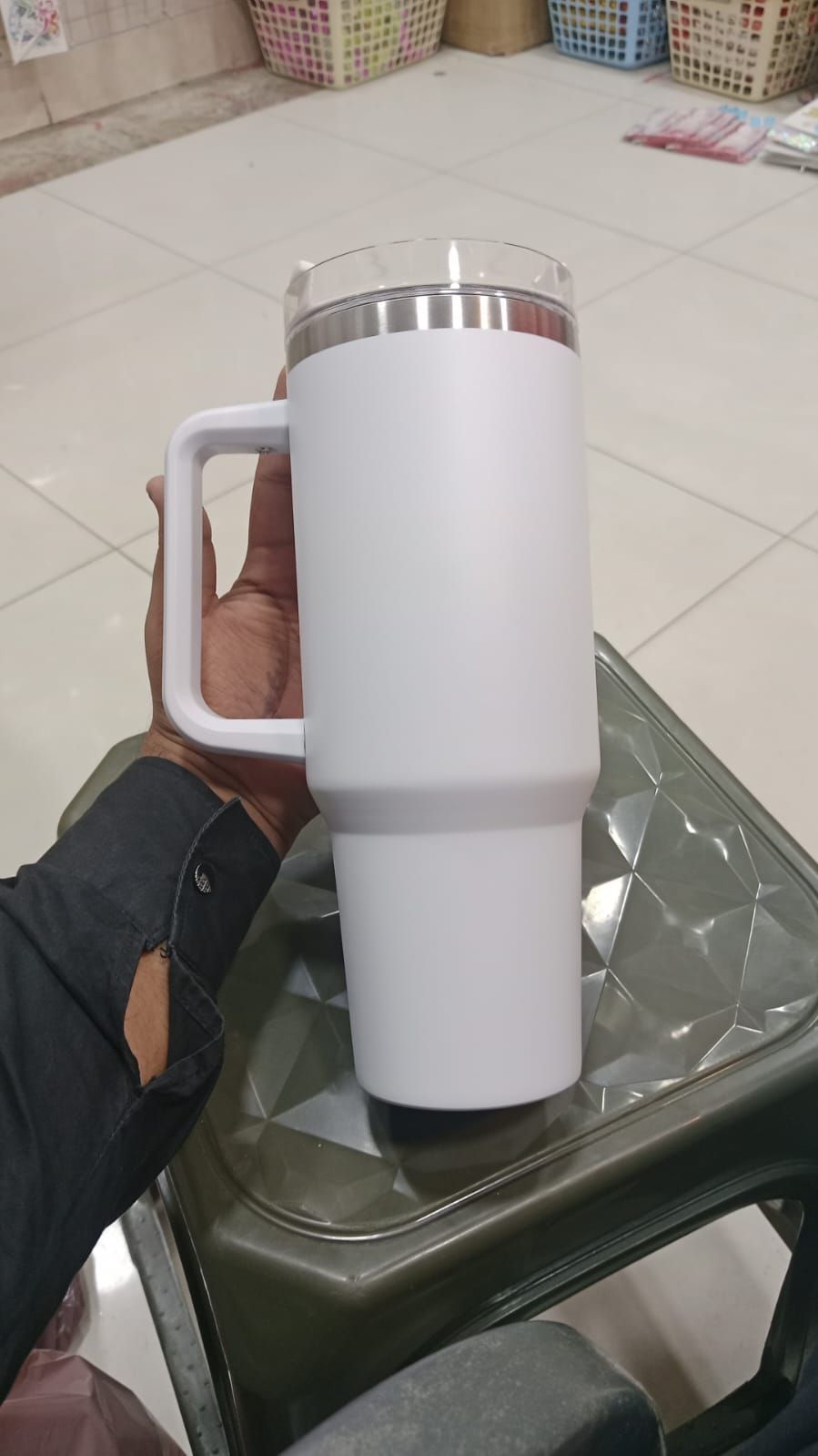 Stanley 40 Oz (1200ML) Stainless Steel Vacuum Insulated Tumbler with Straw –Random Colors | Stanley ( Plain) View Gallery - Pakistan