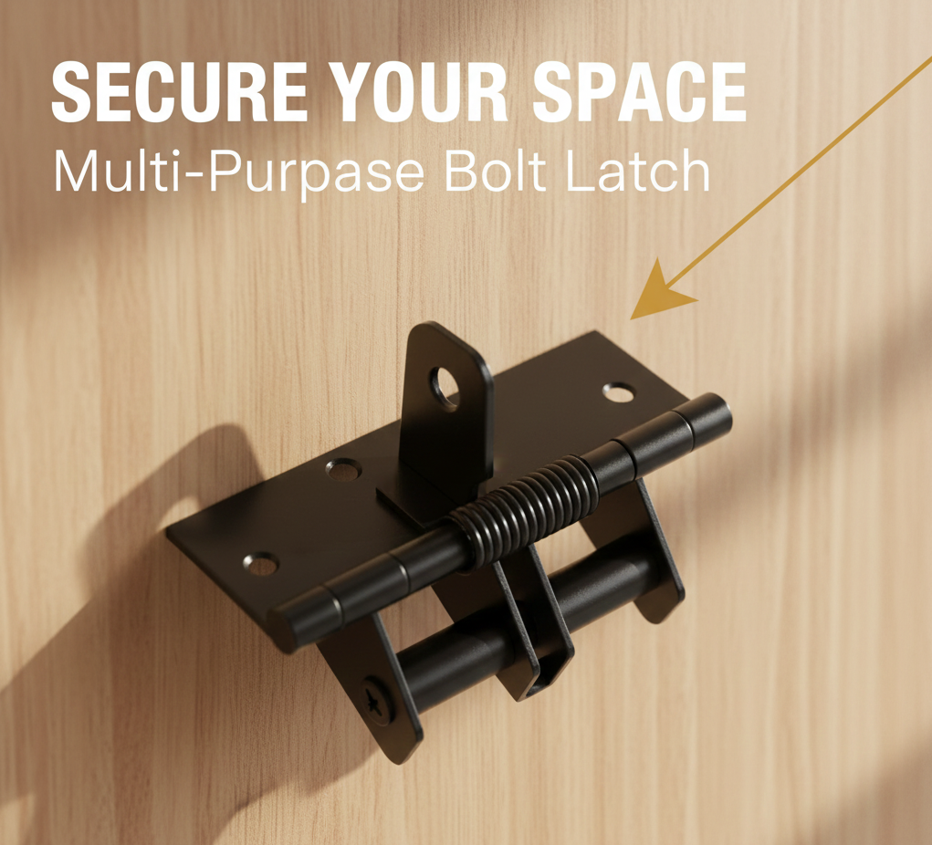 Heavy-Duty Adjustable Self-Closing Door Hinge – Automatic Spring-Loaded Door Closer for Cabinets, Screens, and Interior Doors ( random colour ) View Gallery - Pakistan