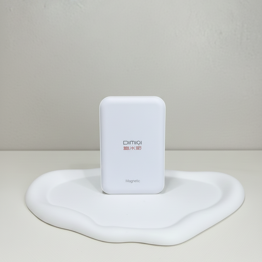 DIMIQI Magnetic Wireless Battery Pack – Ultra-Slim Portable Charger for MagSafe-Compatible Devices 5000 mah