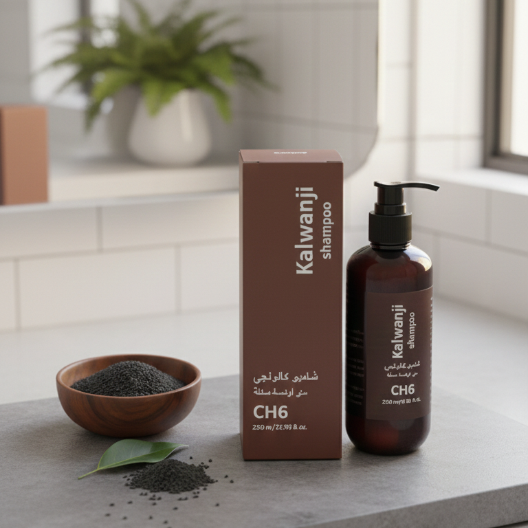 Kalwanji CH6 Black Seed Revitalizing Shampoo –250ml Nutrient-Rich Formula for Hair Strength & Shine View Gallery - Pakistan
