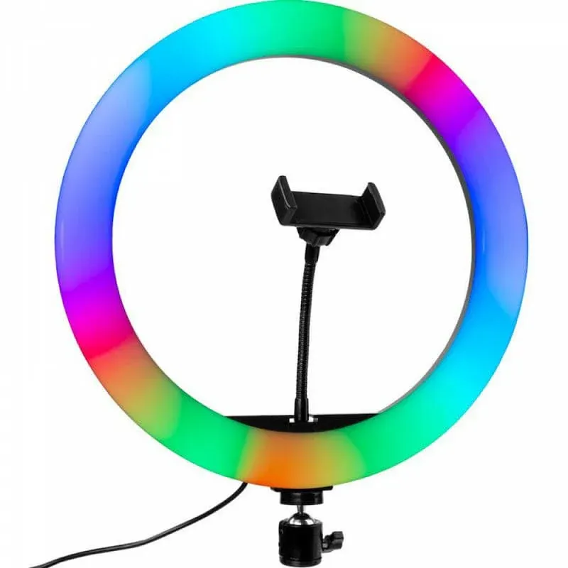 MJ33 RGB LED Soft Ring Light Providing Bright Illumination With Adjustable Colors View Gallery - Pakistan