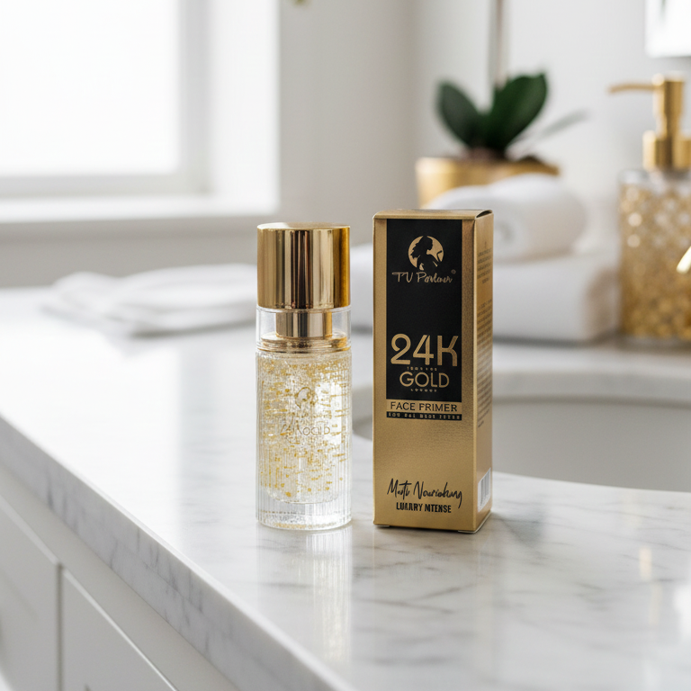 TV Parlour 24K Gold Face Primer Providing Smooth Base With Radiant Effect Comfortable Wear View Gallery - Pakistan