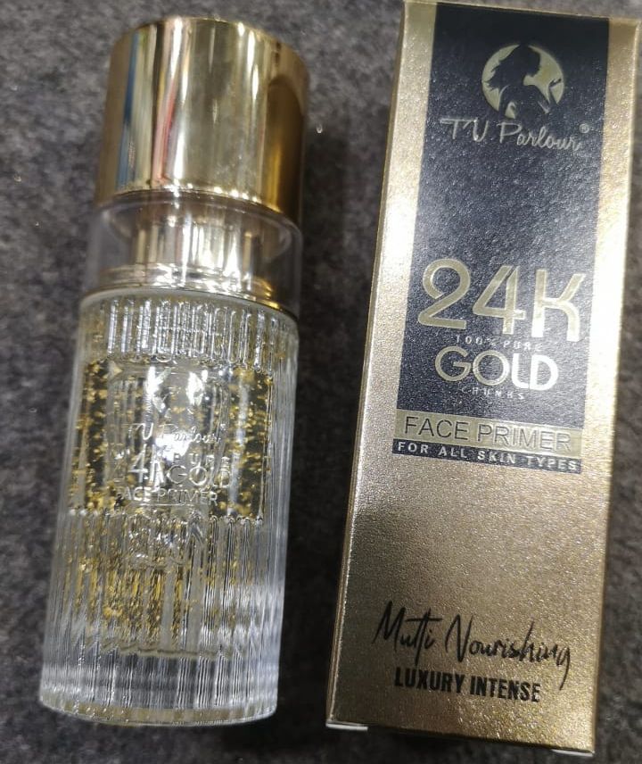 TV Parlour 24K Gold Face Primer Providing Smooth Base With Radiant Effect Comfortable Wear View Gallery - Pakistan