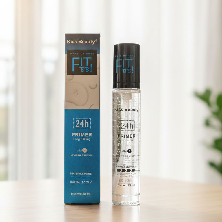 Kiss Beauty 24H Face Makeup Primer Providing Smooth Base With Long Lasting Effect - 35ML