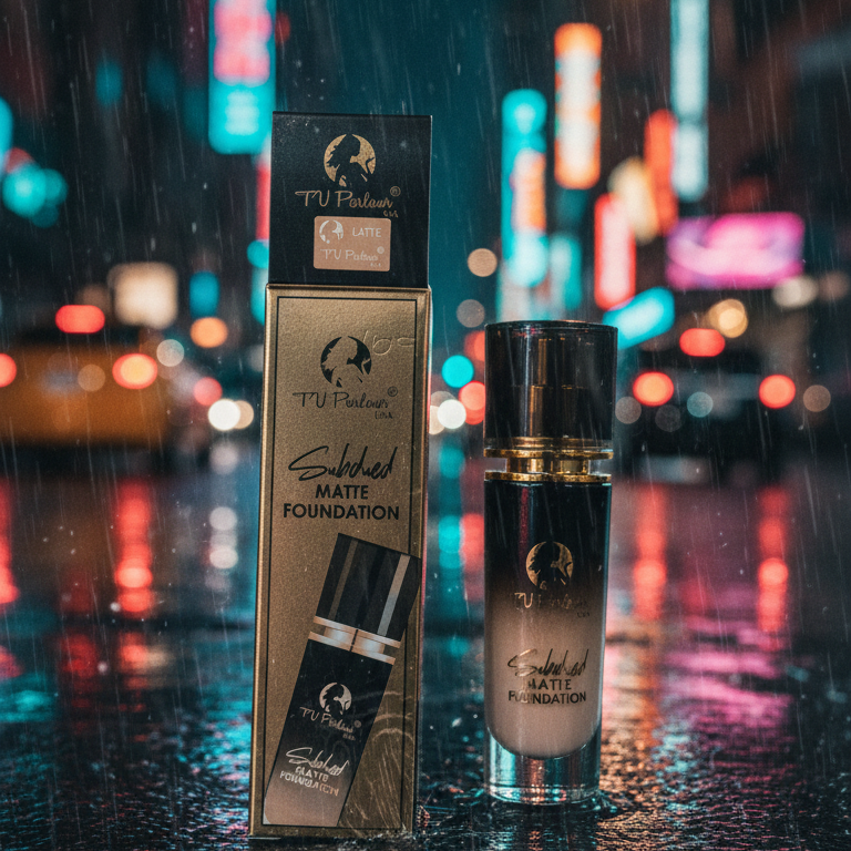 TV Parlour Subdued Matte Foundation In The Shade Latte Providing Smooth Coverage - 28ML