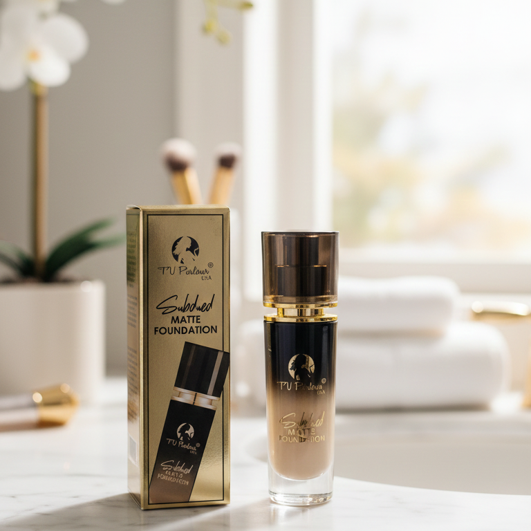 TV Parlour Subdued Matte Foundation In The Shade Latte Providing Smooth Coverage - 28ML View Gallery - Pakistan