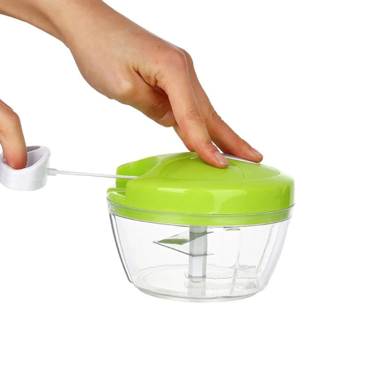 Multi-Function Food Processor - Chopper, Cutter, Grinder, Shredder, Mincer, Mini Garlic Slicer &amp; Slicer for Kitchen (Random Color) View Gallery - Pakistan