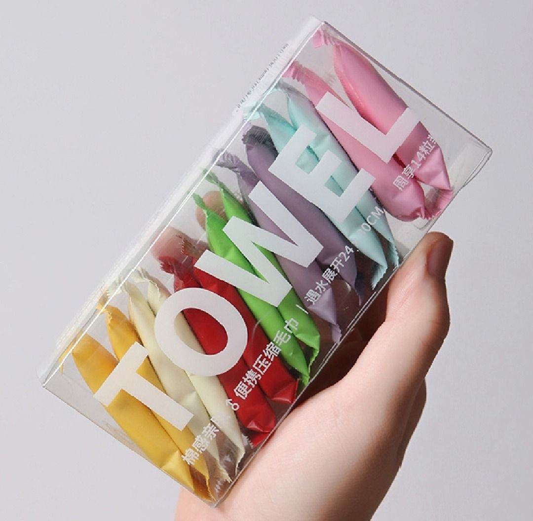 Disposable Washcloths | 14 pcs/box | Portable Travel Towels | Thickened Compressed Face & Beauty Square Towels View Gallery - Pakistan