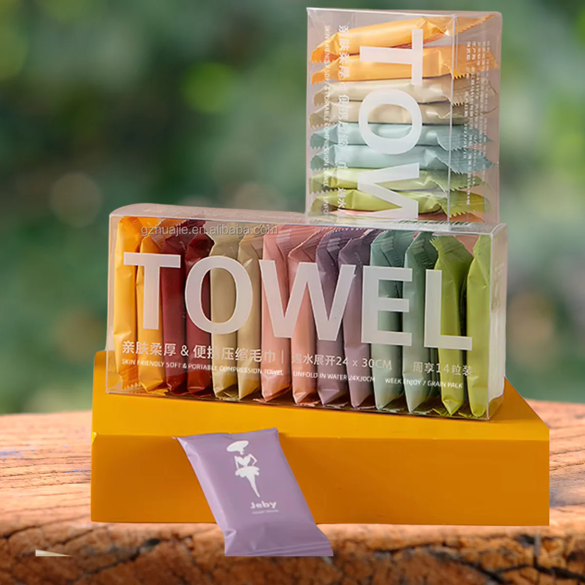 Disposable Washcloths | 14 pcs/box | Portable Travel Towels | Thickened Compressed Face & Beauty Square Towels View Gallery - Pakistan