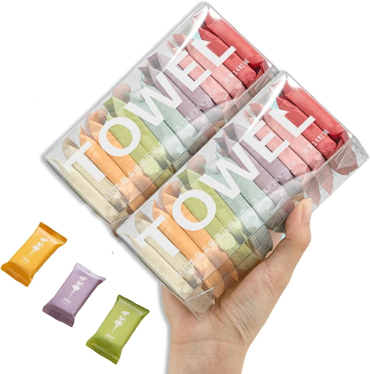 Disposable Washcloths | 14 pcs/box | Portable Travel Towels | Thickened Compressed Face & Beauty Square Towels View Gallery - Pakistan