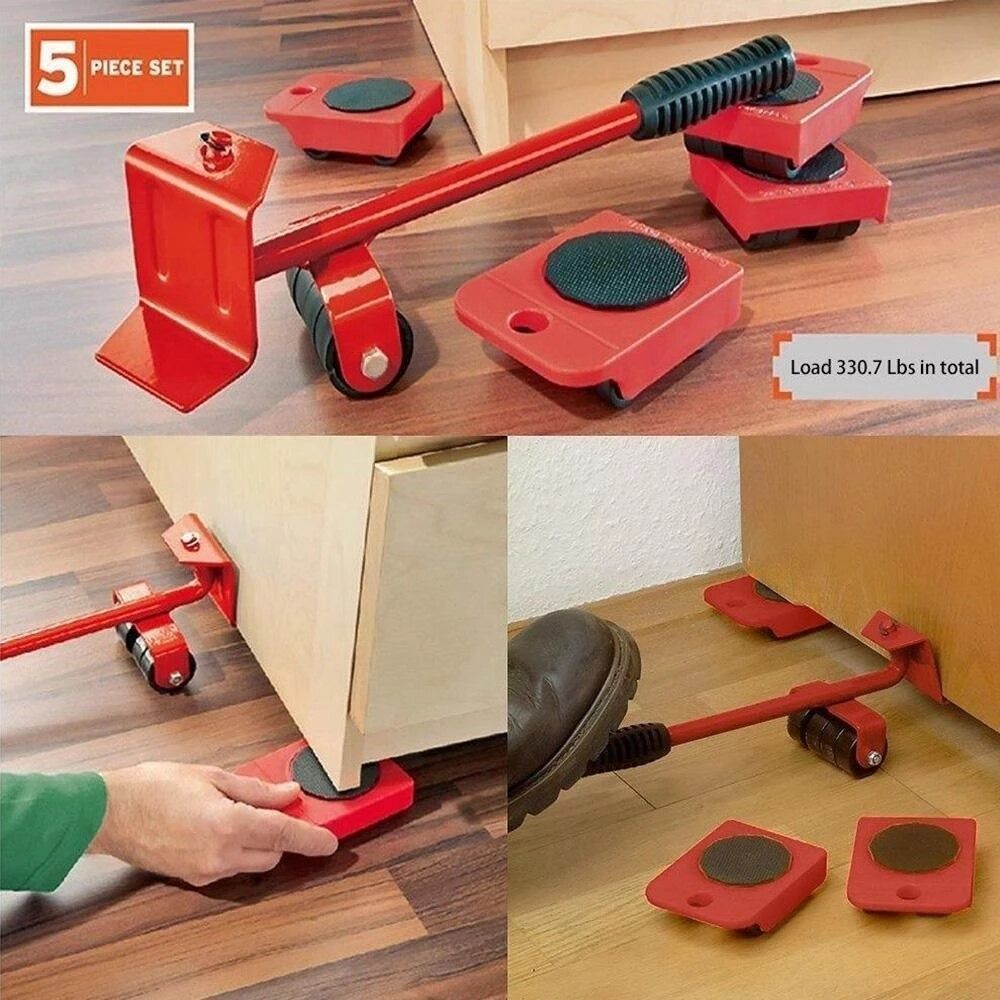 Furniture Transport Lifter Tool Set | Mover Roller Device | Heavy Stuffs Moving Hand Tools View Gallery - Pakistan