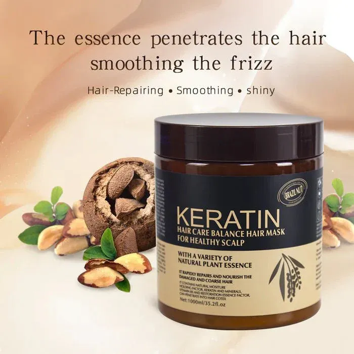 Keratin Hair Care Balance Mask And Treatment For Healthy Scalp Providing Nourishing Effect With Reliable Quality - 500ML View Gallery - Pakistan