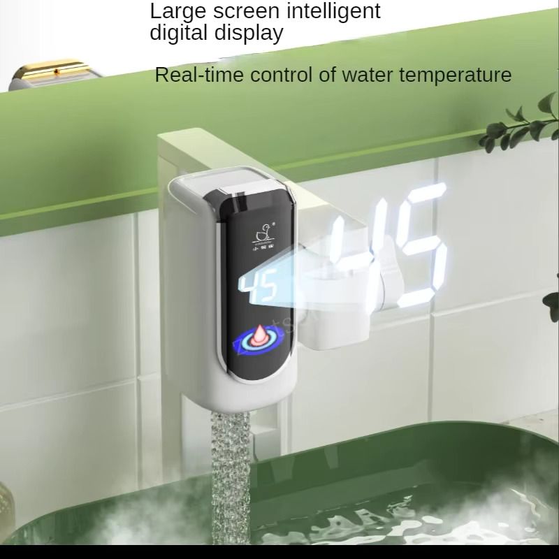 3000W Electric Water Heater Tap Instant Hot Water Faucet Heater Cold Heating Faucet Tankless Instantaneous Water Heater (Random Color) View Gallery - Pakistan